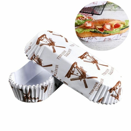 100pcs Disposable Wrappers Large Paper Cake Baking Cup Cupcake Muffin Cases AU - Picture 5 of 16