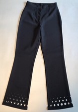 Vintage Work Order Lazer Cut Deep Olive Green Pants Sz 2