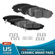 Front and Rear Ceramic Brake Pads Kit for Subaru Forester Impreza Legacy Outback