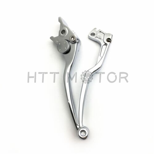 Chrome Brake Clutch Levers Hand Controls for 1989-2007 Suzuki Katana 600 750F - 第 4/5 張圖片