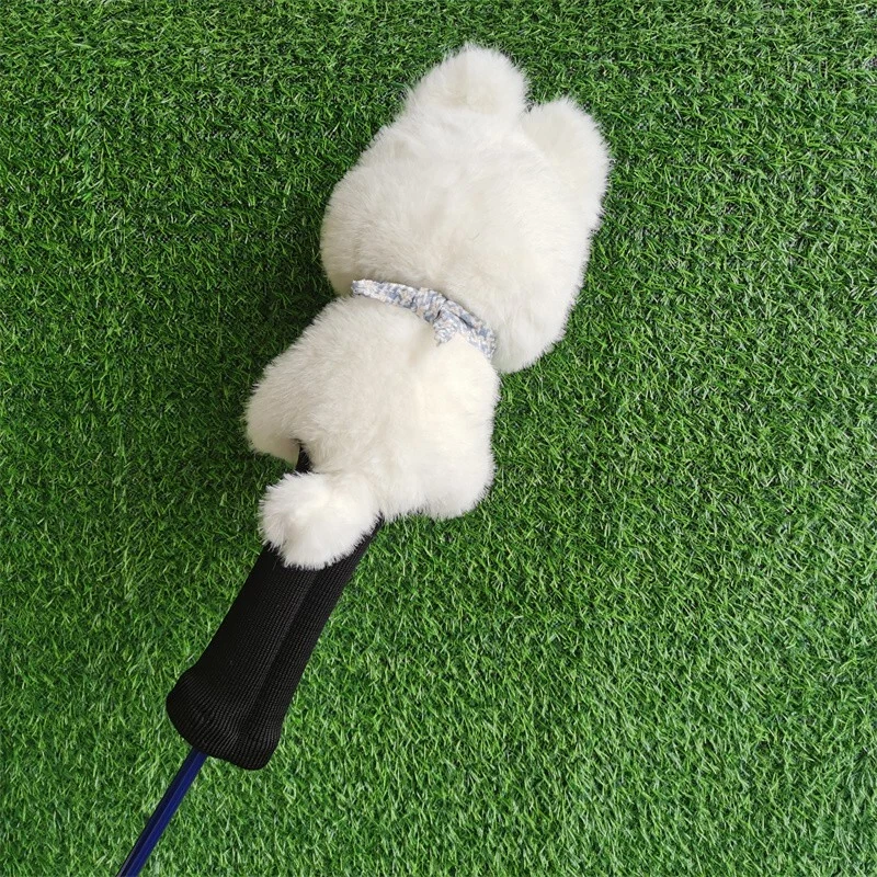 Highland Dog Golf Wood Head Cover 460cc Driver Fairway Woods Plush Headcover - Image 4 of 4