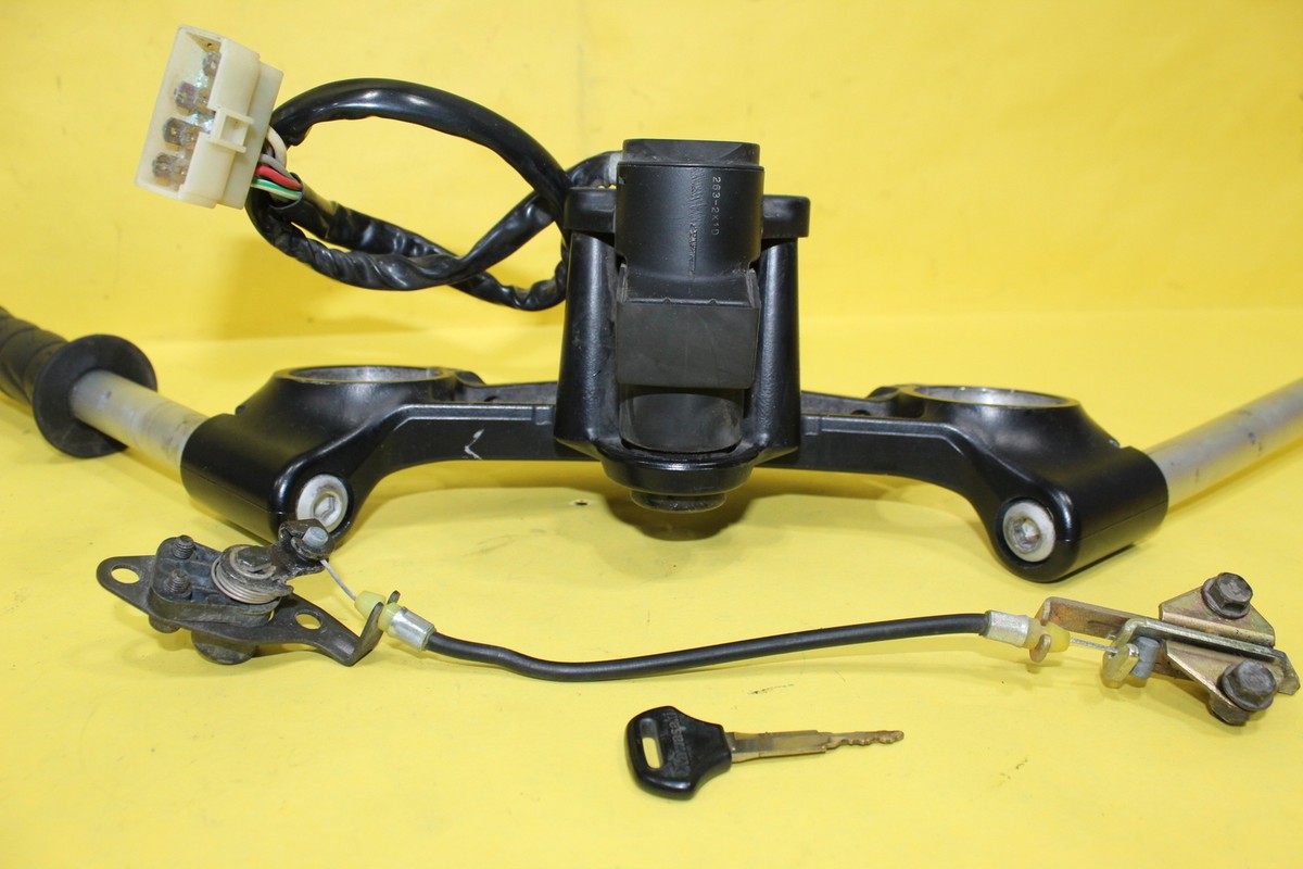 373 専用 01-03 Kawasaki Ninja Zx12r Ignition Lock Key Set W/ Gas Cap And