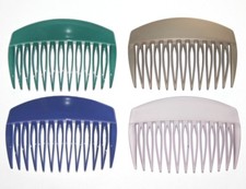 French Hair Side Comb Tooth Fashion Accessory Plain Color Vintage Made in France