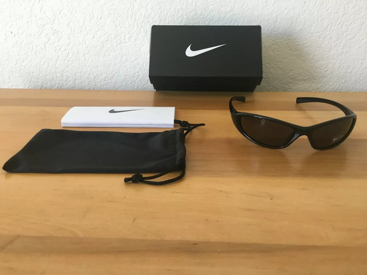Nike Sport Black Sunglasses TARJ EVO178 001 Max Optics Lenses New with Tags
