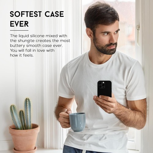 Lightweight Anti-Radiation Case for iPhone 16 Pro Max with Shungite Technology - 第 6/11 張圖片