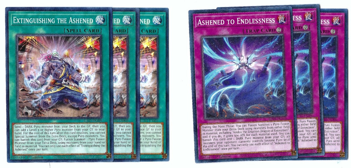 Yu-Gi-Oh! Legacy of Destruction Ashened Common 6 Card Set NM/1st Edition |  eBay