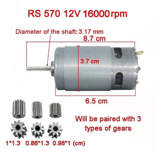 555 24V Motors For Children Electric Car Toy DL 555-C 24V High Speed High Power - Picture 18 of 41