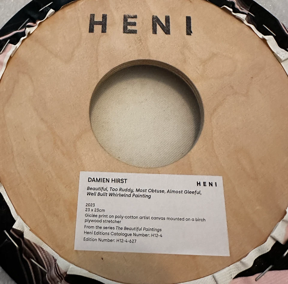 Damien Hirst Las Hermosas Pinturas H12-4HENI 1/1 - FIRMADO Foto 3 de 4