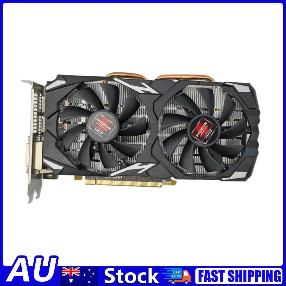 RX580 Graphics Card 8GB DDR5 256Bit Graphic Card Desktop Computer PC Accessories