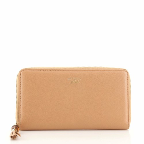 gucci bamboo tassel zip around wallet