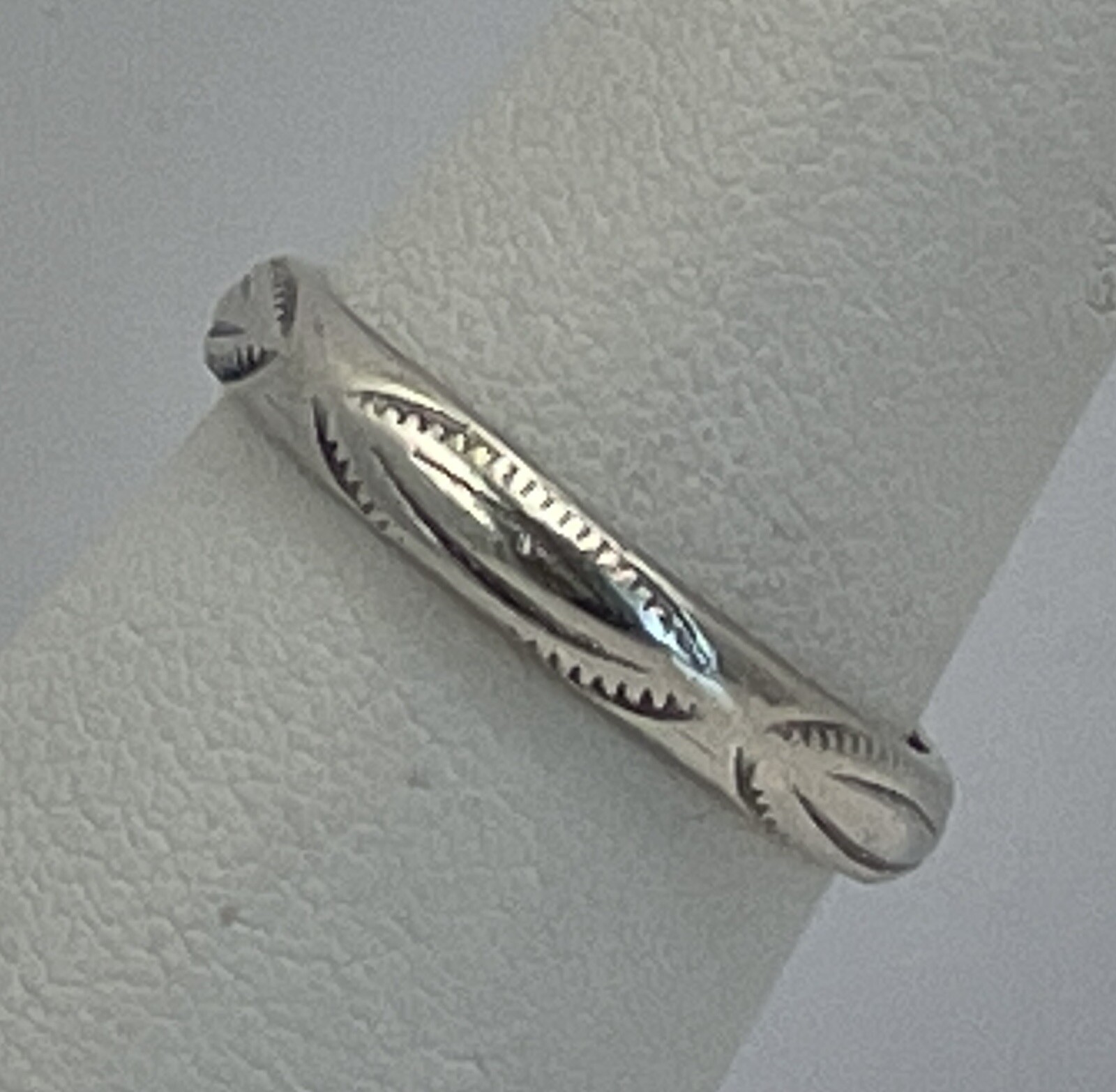 925 STERLING SILVER Stackable Band Ring Size 7.25… - image 2