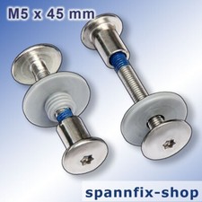 Balcony Screw Set M5 x 45mm V2A TRESPA Stainless Steel A2 Screws