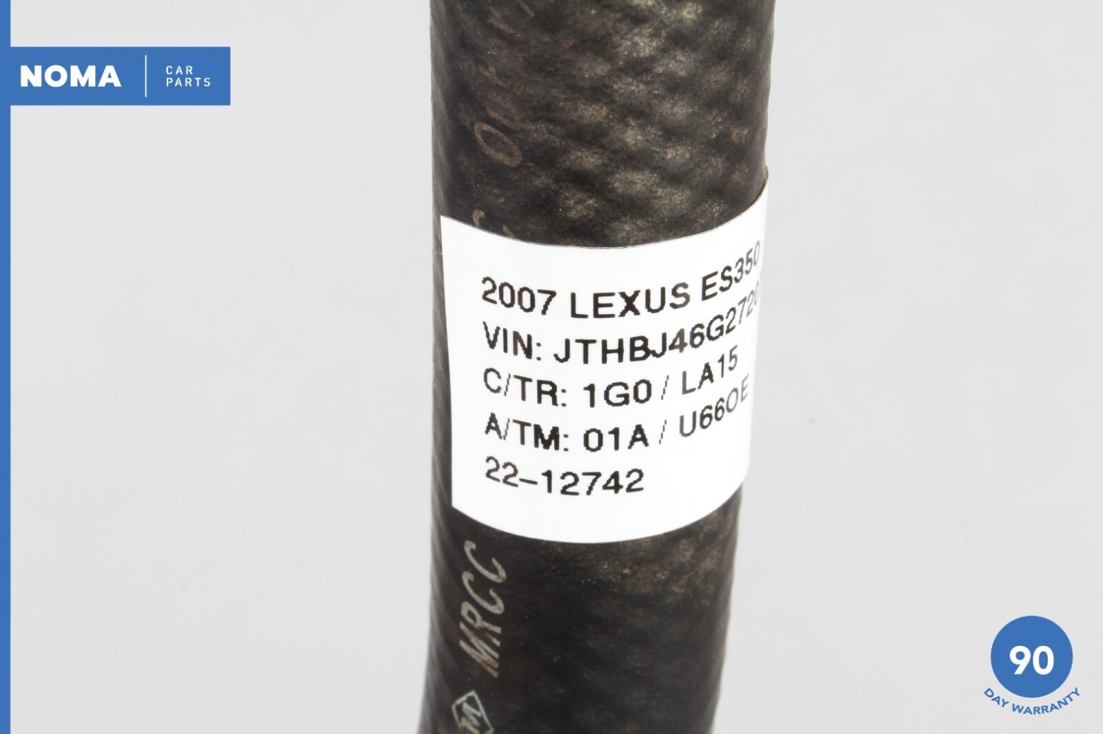 0712 Lexus ES350 XV40 3.5L V6 Engine Motor Radiator Coolant Water Hose