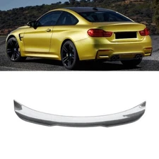Rear Trunk Spoiler Wing Carbon Look For 2015-2020 BMW F82 M4 Coupe ABS PSM Style