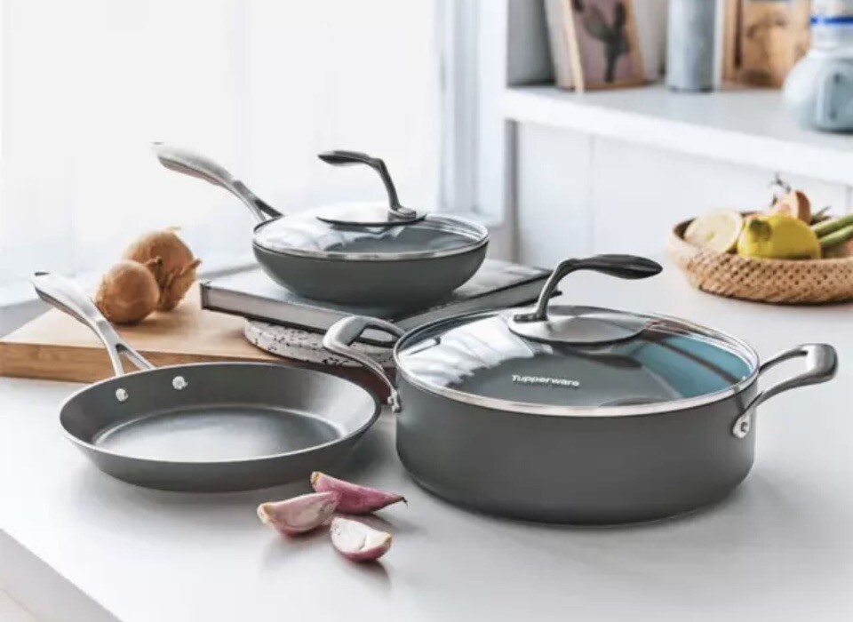 NEW Tupperware Chef Series II Cookware Essential 5 pc Set $778 | eBay