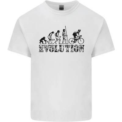 Evolution Der Fahrrad Cyclist Fahrrad Lustig Kinder T-shirt Jungen Mädchen