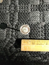 Vintage Sterling Silver Pico Concho Nail for Western Show Saddle or Bosal