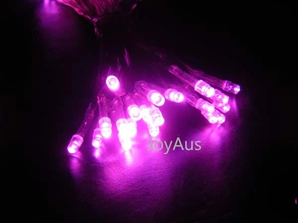 4x 5m Pink LED Fairy Lights Birthday Engagement Wedding Party Venue Decoration - Image 2 of 4