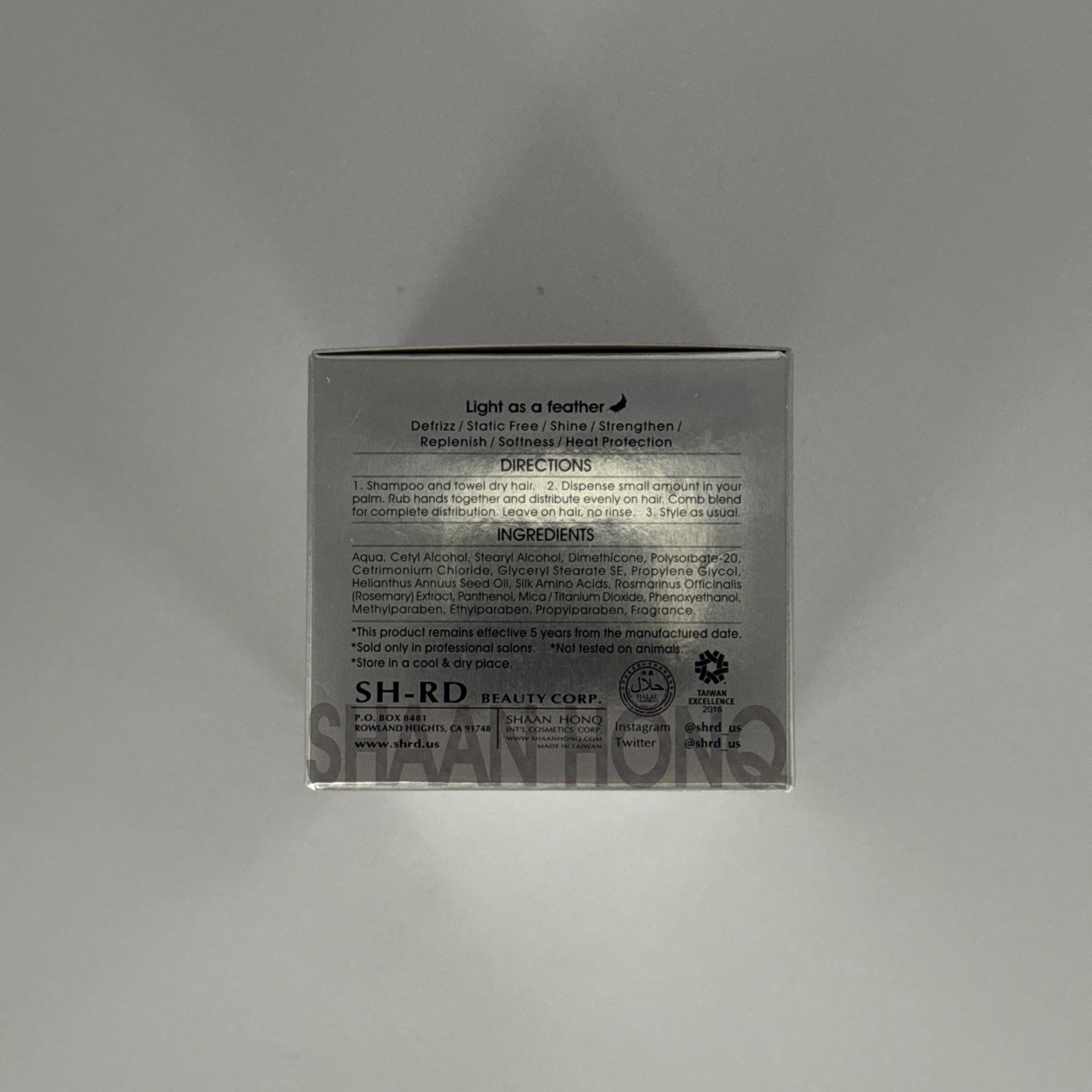 SHAAN HONQ SH-RD Protein Cream - 2.72 oz - NEW