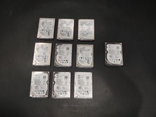 Lot of 10 Seagate Laptop Thin HDD / SSHD 500GB ST500LM021 - Wiped and Tested