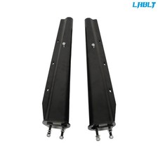 Lablt Steel Straight Mud Flap Hangers 30 1 Pair 2.5 Semi Truck Spring Loaded