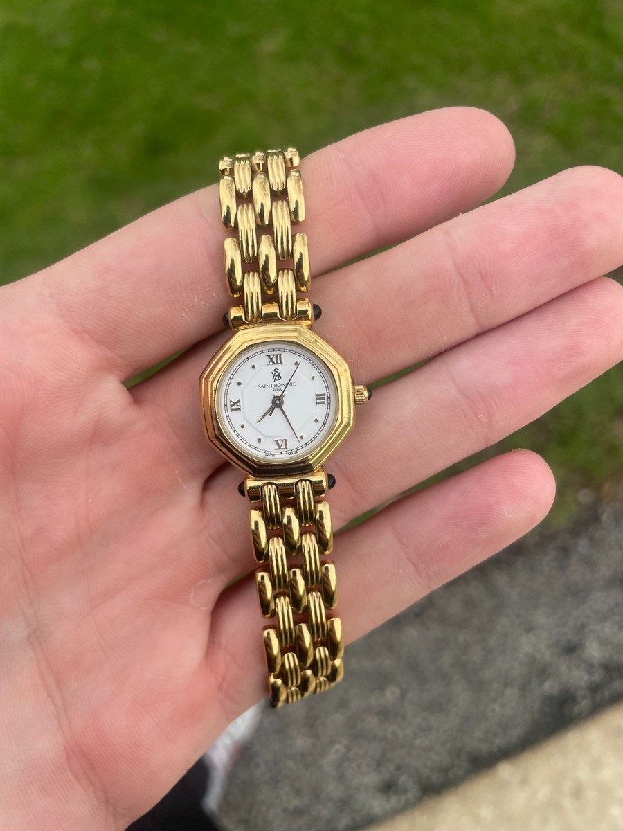 SAINT HONORE  PARIS  ウォッチ Saint Honore Paris Womens Watch 18k Gold ElectroPlating | eBay