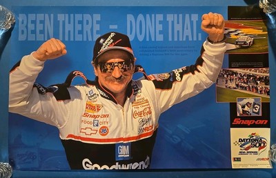 Dale Earnhardt #3 Daytona 500 Been There Done That * 1998 Poster 34x22 * RARE