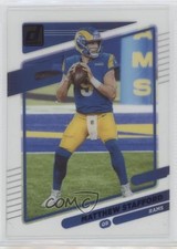 2021 Panini Clearly Donruss Purple Matthew Stafford #26 0y0n