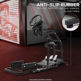 Supllueer Adjustable Racing Simulator Cockpit Stand Fits Logitech G920 G29 G923