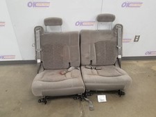 02 Chevy Tahoe Ls Seat Set Gray 92i Cloth 5050 Benchbucket Rear Third Row
