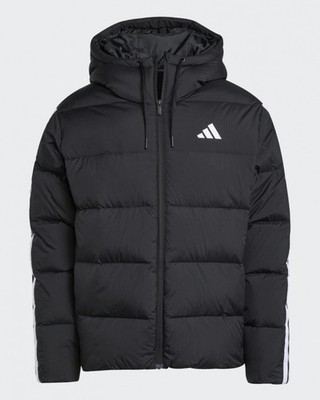  Winterjacke Daunenjacke HERREN Adidas Essentials 3S padded Schwarz mit Taschen