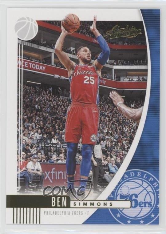 2019-20 Panini Absolute Memorabilia Retail Ben Simmons #78 1u6