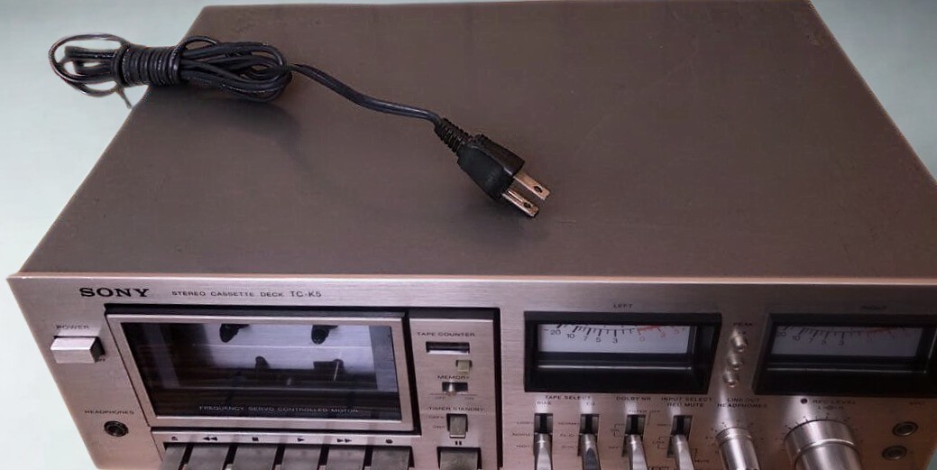 【希少】SONY ソニー カセットデッキ TC-K5 Sony TC-K5 Cassette Deck Ferrite Heads Metal Chassis Auto Shutoff