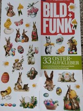 1 gr. Aufkleber-Bogen (sticker) aus Zeitschri...