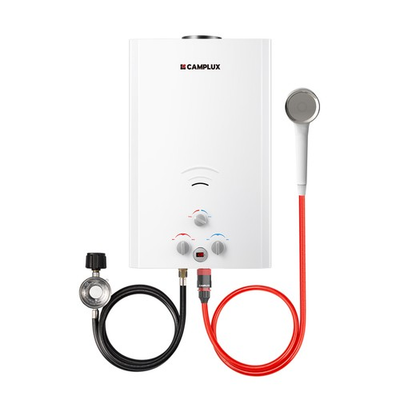 #ad CAMPLUX 5.28 GPM Outdoor Propane Water Heater Tankless with Eco Mode for Camping $469.99