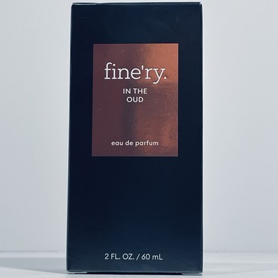 New In Box fine'ry Men's Eau De Parfum, In The OUD, Cologne Spray 2 oz 60 mL