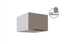 Küchen Aufsatzschrank 50 Küche ARIA Sandgrau matt Küchenzeile Anti Fingerprint