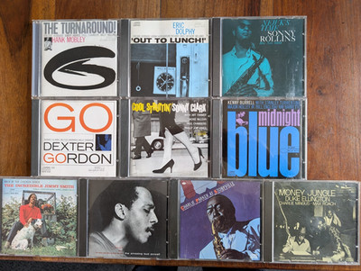 Blue Note : 10 CDs - Hank Mobley/Eric Dolphy/Sonny Rollins etc - mit Liste !!!!!