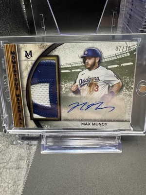 2025 Topps Museum Collection Max Muncy Momentous Material Patch Auto #ed 07/10