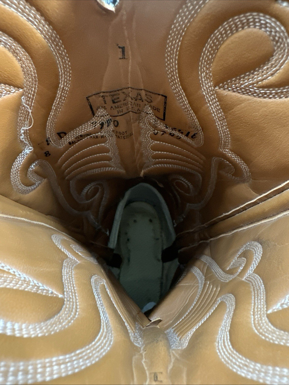 Texas Snake Skin Python Western Boots Cowboy Blac… - image 8