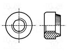 10 pcs BOSSARD 1242628 Nut