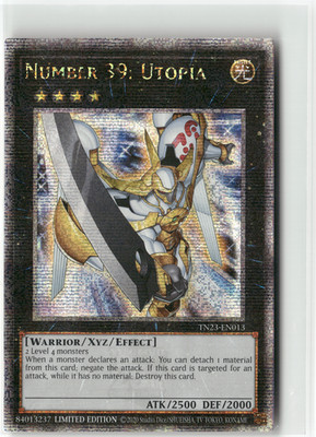 Number 39: Utopia TN23-EN013 QC Secret Rare Limited Ed NM