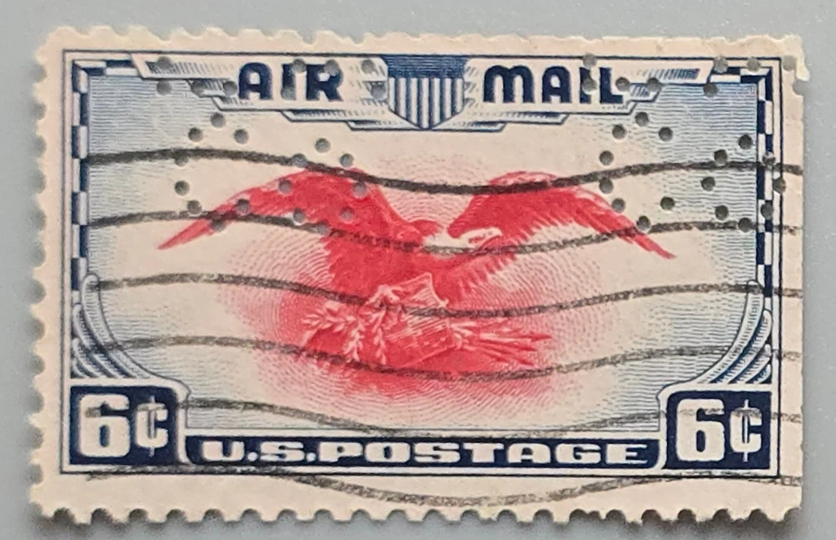 アメリカ合衆国航空便レッド6セント使用済切手 6 Cent Used US Back of Book Air Mail Stamps for sale | eBay