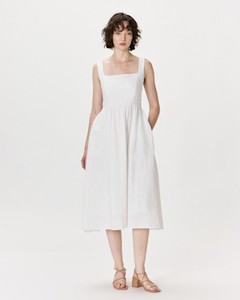 ebay white linen dress White Linen Dress
