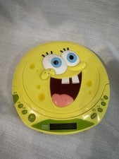 Nickelodeon SpongeBob SquarePants Personal CD Player As-Is For Parts / Repair