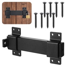 7.5" Sliding Gate Latch, Heavy Duty Door Latch with Padlock Hole, Adjustable ...