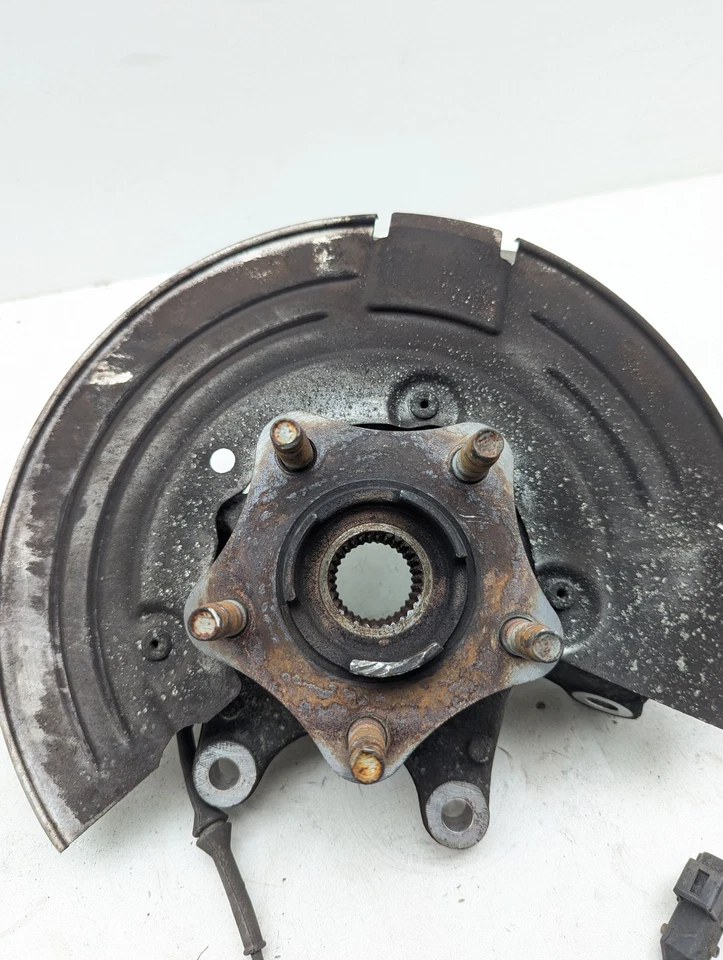 10-15 Jaguar XF lado del conductor trasero izquierdo husillo nudillo Foto 4 de 4