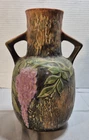 ROSEVILLE POTTERY "WISTERIA" ARTS AND CRAFTS VASE 9 INCH CA:1933- EXCELLENT