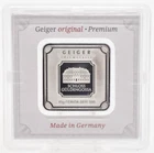 Geiger Original Premium 10g Silver Bullion Bar .999 Fine Silver Sealed COA
