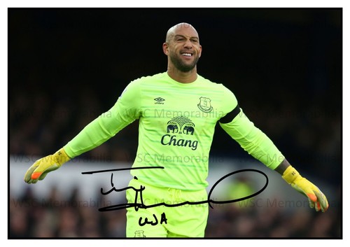 12621. Tim Howard Signed Pictures (A4 Prints) Manchester United Everton USA etc.